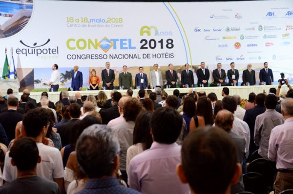 Sindilojas Fortaleza presente na solenidade de abertura da CONOTEL 2018