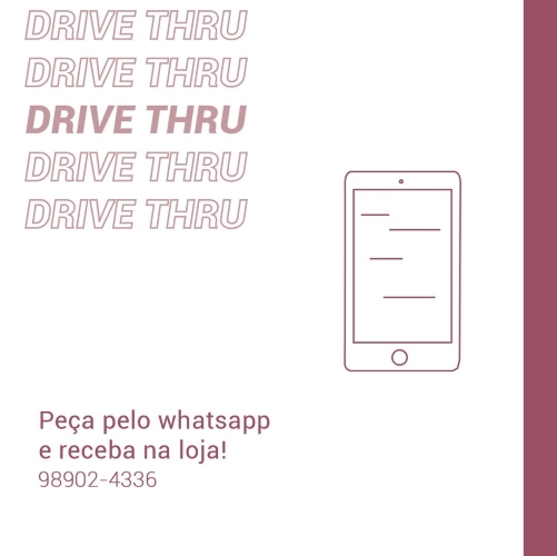 Drive thru whatsapp 98902-4336